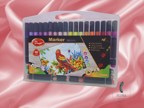 Conjunto 48 Canetas Aquarela