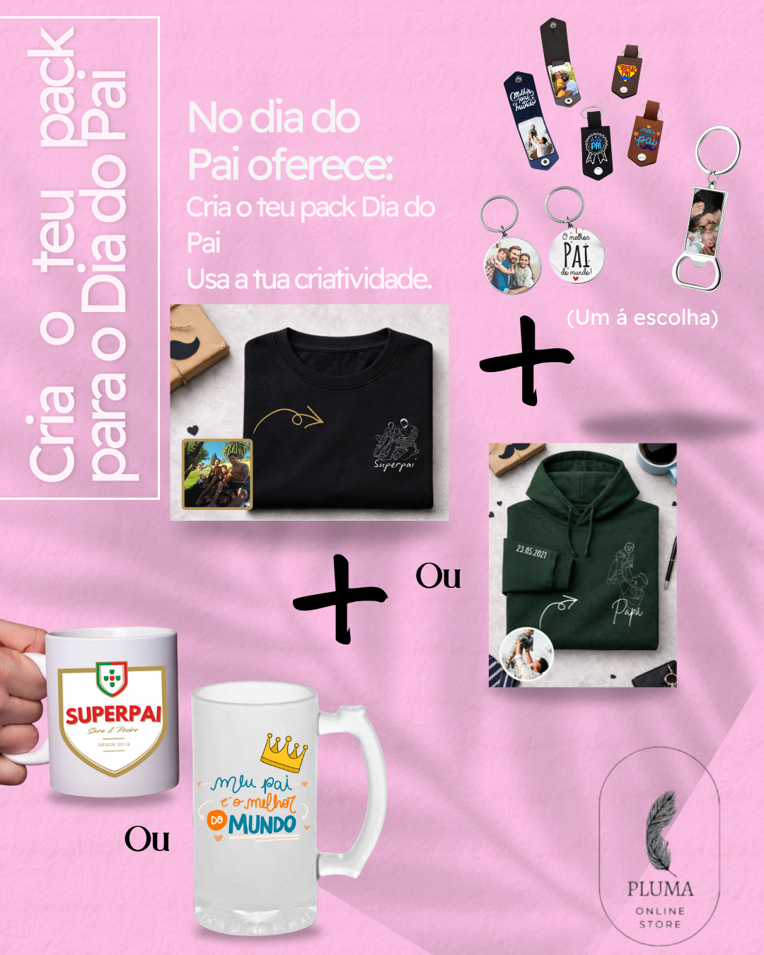 Kit dia do Pai - Tshirt